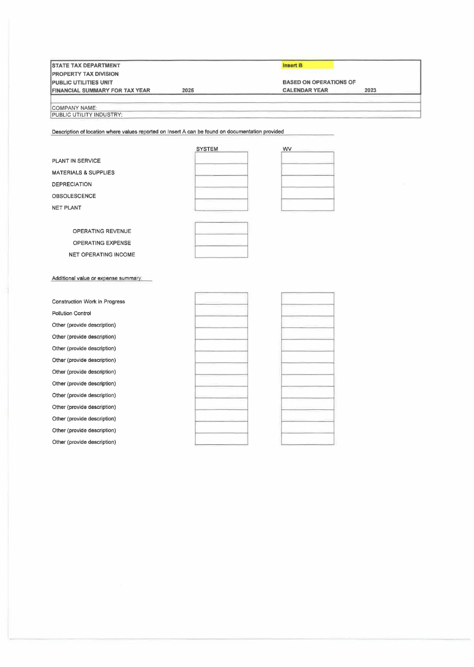 Board of Public Works Annual Report - Water - Small - West Virginia, Page 5