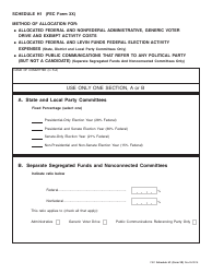FEC Form 3X Report of Receipts and Disbursements, Page 13