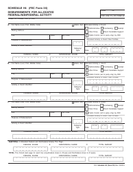 FEC Form 3X Report of Receipts and Disbursements, Page 16