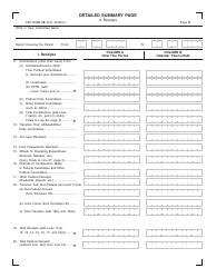 FEC Form 3X Report of Receipts and Disbursements, Page 3