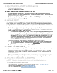 Form LIC281E Application and Supporting Documentation Checklist - Short-Term Residential Therapeutic Program - California, Page 7