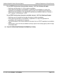 Form LIC281E Application and Supporting Documentation Checklist - Short-Term Residential Therapeutic Program - California, Page 8