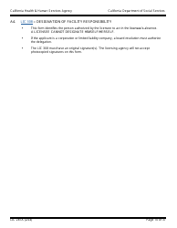 Form LIC281A Application Booklet for Child Care Centers - California, Page 10