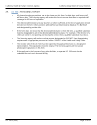 Form LIC281A Application Booklet for Child Care Centers - California, Page 15