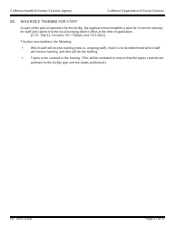 Form LIC281A Application Booklet for Child Care Centers - California, Page 27