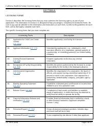 Form LIC281A Application Booklet for Child Care Centers - California, Page 3