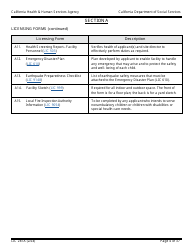 Form LIC281A Application Booklet for Child Care Centers - California, Page 4