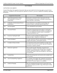 Form LIC281A Application Booklet for Child Care Centers - California, Page 5