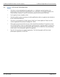 Form LIC281A Application Booklet for Child Care Centers - California, Page 8