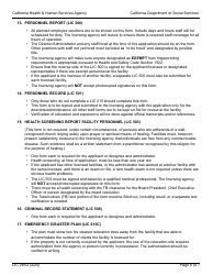 Form LIC281D Application and Supporting Documentation Checklist - Foster Family Agency - California, Page 6