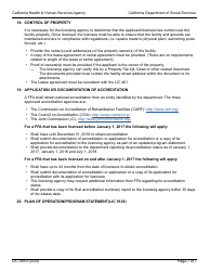 Form LIC281D Application and Supporting Documentation Checklist - Foster Family Agency - California, Page 7