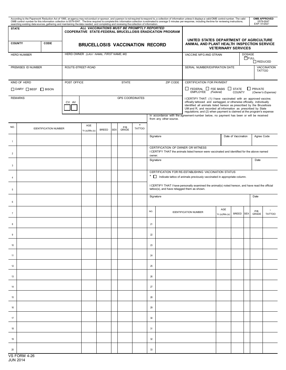 VS Form 4 26 Fill Out Sign Online And Download Fillable PDF vs-form-4-26-fill-out-sign-online-and-download-fillable-pdf