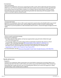 Form DHS-7889-ENG Resource Family and Caseworker Visit Discussion Tool - Minnesota, Page 4