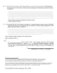 Form UD-8(3) Child Support Worksheet - New York, Page 2