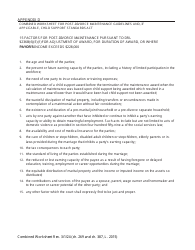 Combined Worksheet for-Postdivorce Maintenance Guidelines and, if Applicable, Child Support Standards Act (For Contested Cases) - New York, Page 13