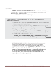 Combined Worksheet for-Postdivorce Maintenance Guidelines and, if Applicable, Child Support Standards Act (For Contested Cases) - New York, Page 17