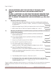 Combined Worksheet for-Postdivorce Maintenance Guidelines and, if Applicable, Child Support Standards Act (For Contested Cases) - New York, Page 19