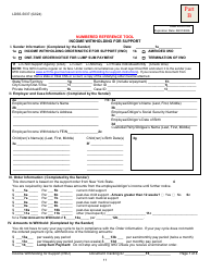 Instructions for Form LDSS-5037, LDSS-5038 Income Withholding for Support - New York, Page 11