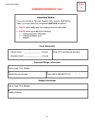 Instructions for Form LDSS-5037, LDSS-5038 Income Withholding for Support - New York, Page 15