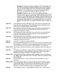 Instructions for Form LDSS-5037, LDSS-5038 Income Withholding for Support - New York, Page 5