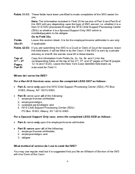 Instructions for Form LDSS-5037, LDSS-5038 Income Withholding for Support - New York, Page 6