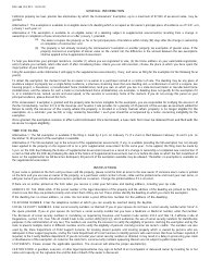 Form BOE-266 Claim for Homeowners&#039; Property Tax Exemption - Ventura County, California (English/Spanish), Page 3