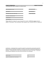 Success Curriculum Course Waiver Request Form - Wyoming, Page 2