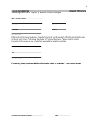 Success Curriculum Course Waiver Request Form - Wyoming, Page 3