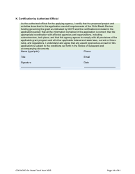 Notice of Funding Opportunity - Child Death Review Funding (Cdr) Application - Nevada, Page 13