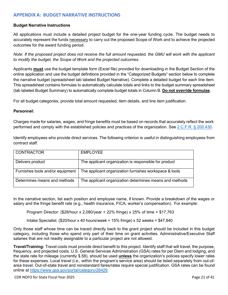 Notice of Funding Opportunity - Child Death Review Funding (Cdr) Application - Nevada, Page 20