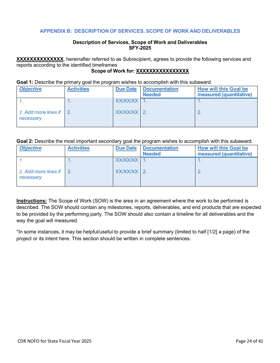 Notice of Funding Opportunity - Child Death Review Funding (Cdr) Application - Nevada, Page 23