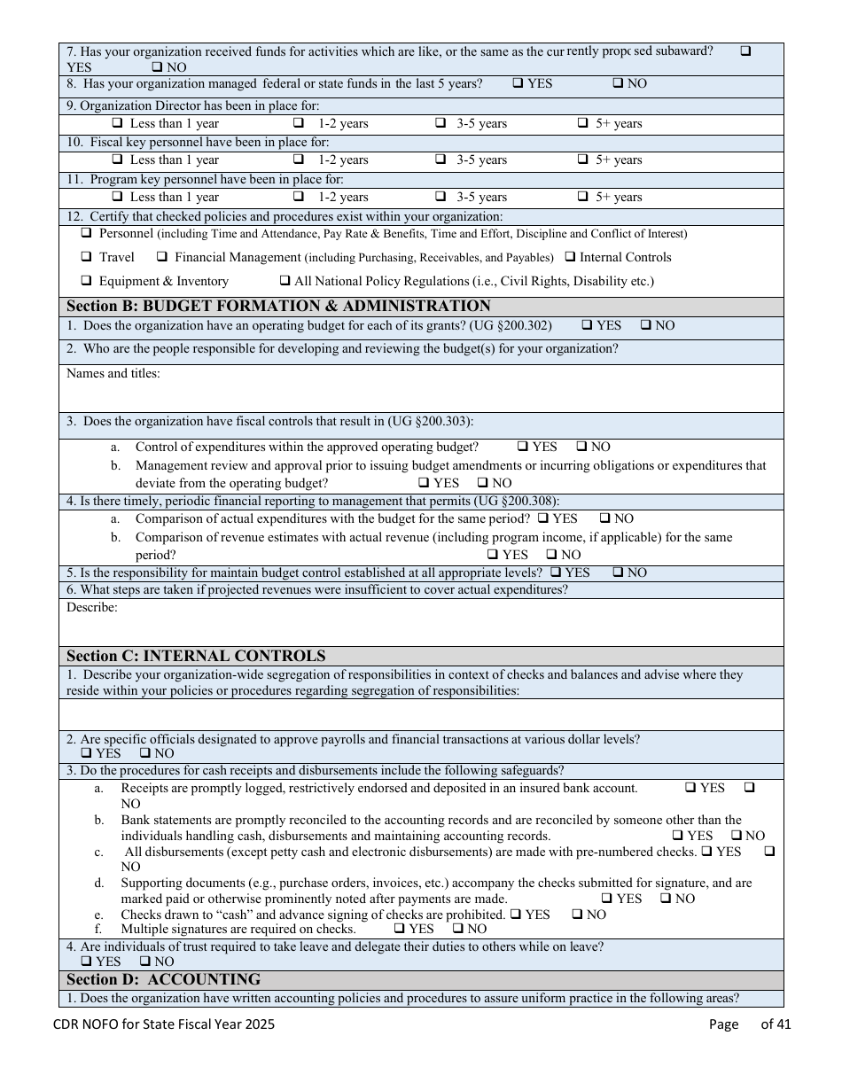 Notice of Funding Opportunity - Child Death Review Funding (Cdr) Application - Nevada, Page 26