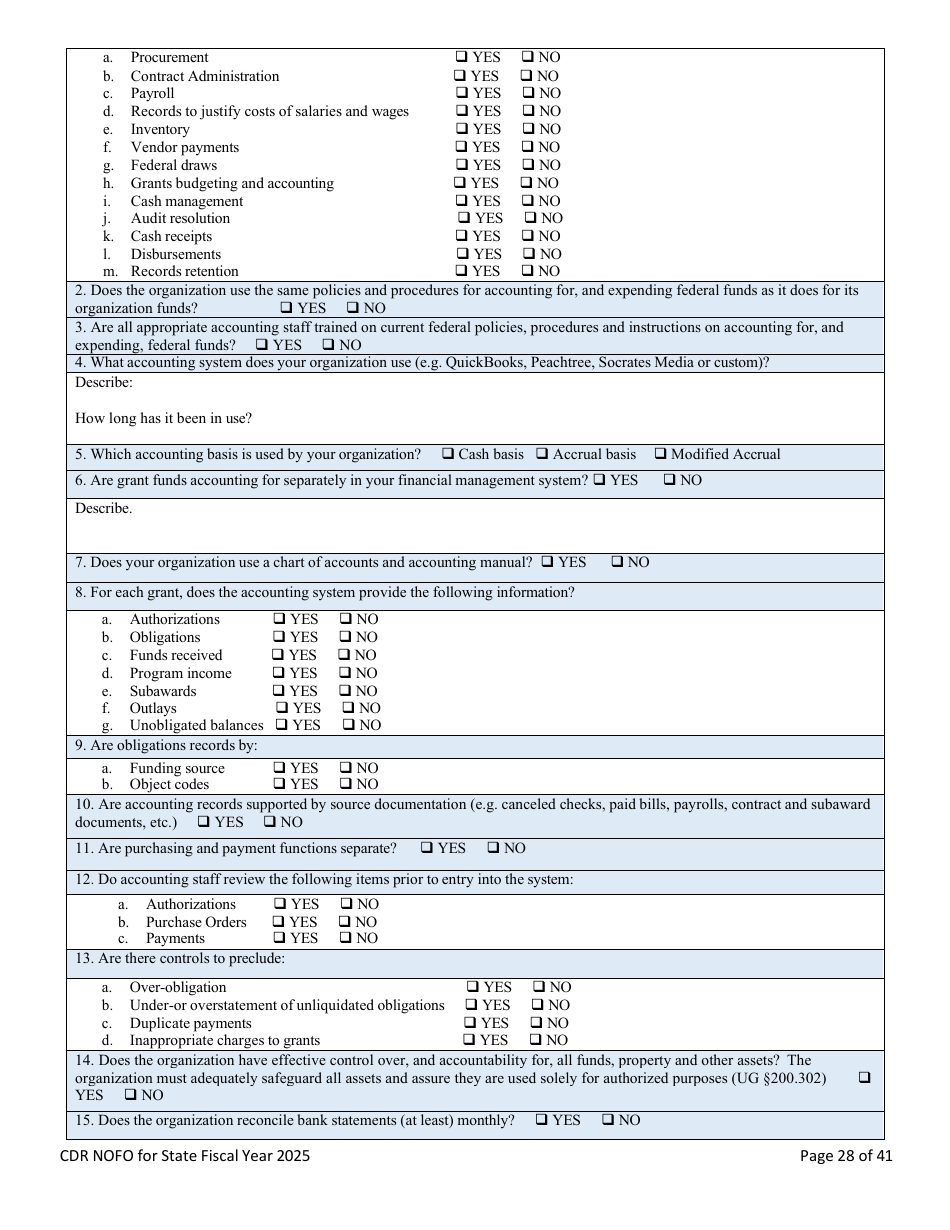 Notice of Funding Opportunity - Child Death Review Funding (Cdr) Application - Nevada, Page 27