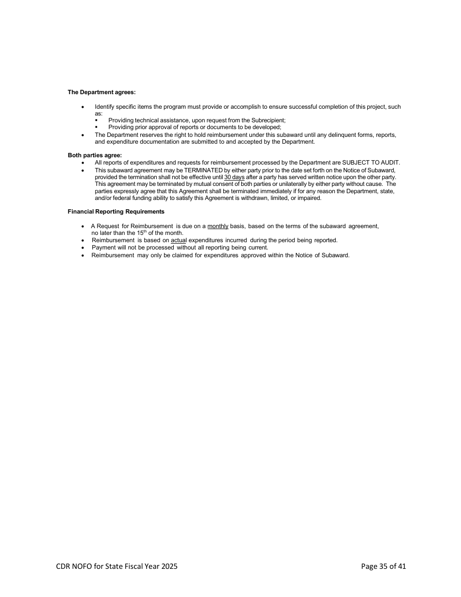 Notice of Funding Opportunity - Child Death Review Funding (Cdr) Application - Nevada, Page 34