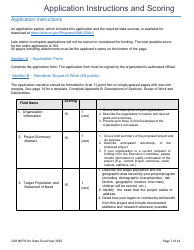 Notice of Funding Opportunity - Child Death Review Funding (Cdr) Application - Nevada, Page 7