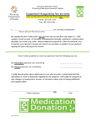 Application for Eligibility - Wyoming Medication Donation Program - Wyoming, Page 6