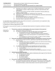 Formulario CC-9B-S Inscripcion En El Subsidio Para Proveedores De Cuidado Infantil - Nebraska (Spanish), Page 6