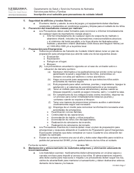 Formulario CC-9B-S Inscripcion En El Subsidio Para Proveedores De Cuidado Infantil - Nebraska (Spanish), Page 7