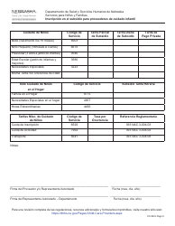 Formulario CC-9B-S Inscripcion En El Subsidio Para Proveedores De Cuidado Infantil - Nebraska (Spanish), Page 9
