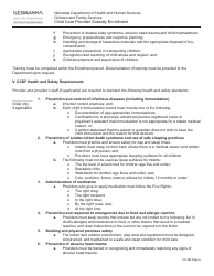 Form CC-9B Child Care Provider Subsidy Enrollment - Nebraska, Page 6