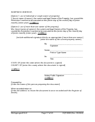 Form EQP4508 Declaration of Restrictive Covenant - Michigan, Page 17