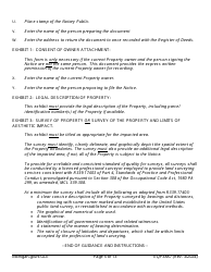 Form EQP3887 Notice of Aesthetic Impact Under Part 213 - Michigan, Page 5