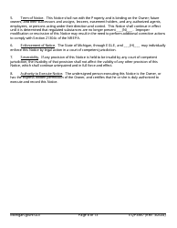 Form EQP3887 Notice of Aesthetic Impact Under Part 213 - Michigan, Page 8