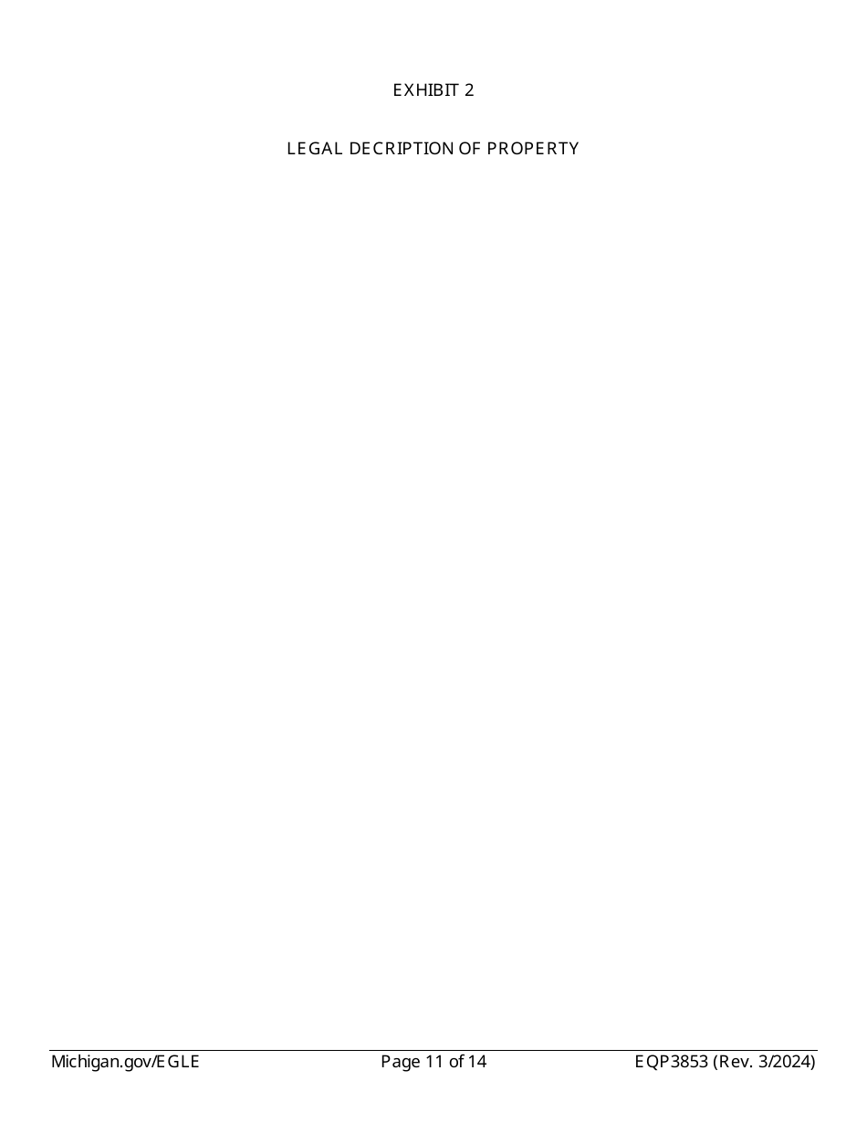Form EQP3853 Notice of Corrective Action Under Part 213 - Michigan, Page 11