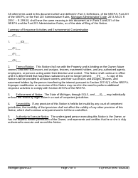 Form EQP3900 Notice of Aesthetic Impact for Part 201 - Michigan, Page 7