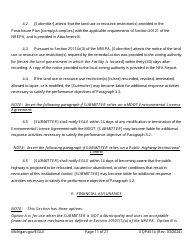 Form EQP4514 Postclosure Agreement - Michigan, Page 11