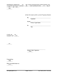 Form EQP3854 Declaration of Restrictive Covenant Part 213 - Michigan, Page 18