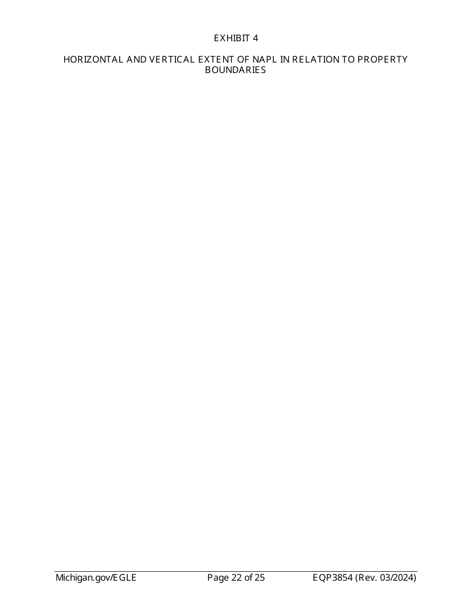 Form EQP3854 Declaration of Restrictive Covenant Part 213 - Michigan, Page 22