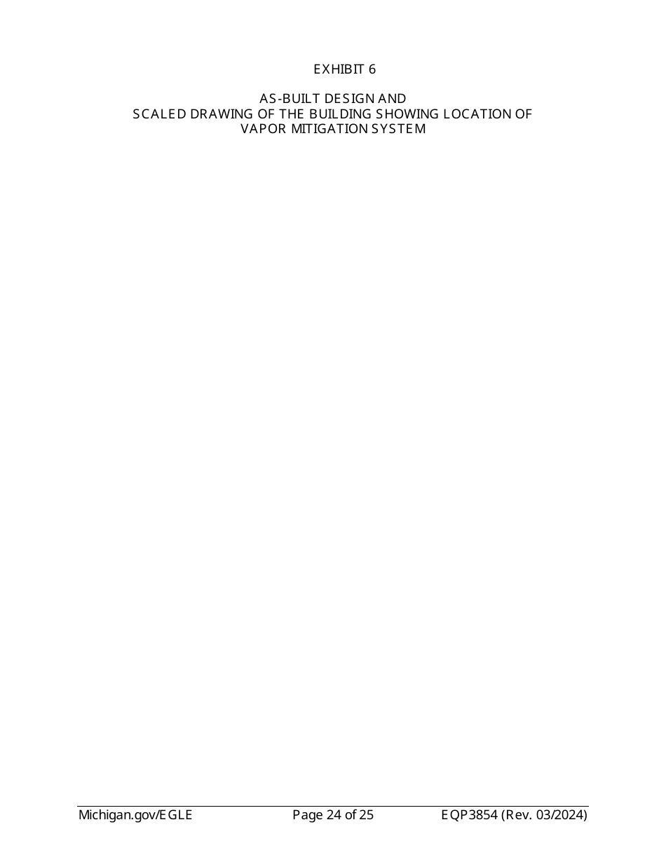 Form EQP3854 Declaration of Restrictive Covenant Part 213 - Michigan, Page 24