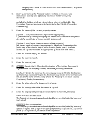 Form EQP3854 Declaration of Restrictive Covenant Part 213 - Michigan, Page 9